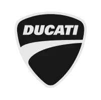 Logo der Marke Ducati.