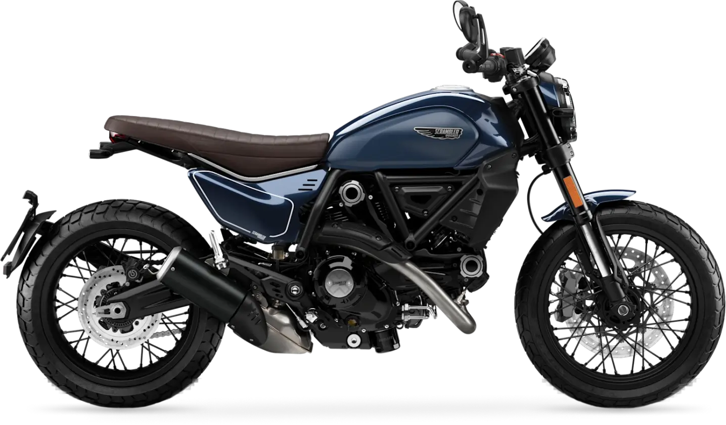 Ducati Scambler Nightshift Ducati Scrambler Nightshift Motorrad in Seitenansicht.