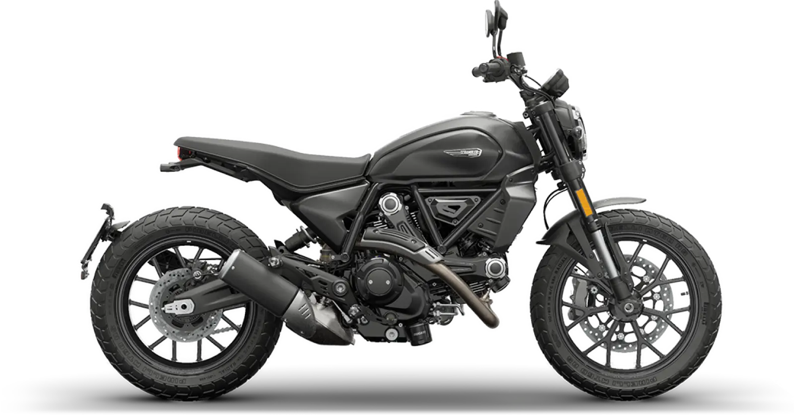 Ducati Scrambler Icon Dark Ducati Scrambler Icon Dark Motorrad, Seitenansicht.