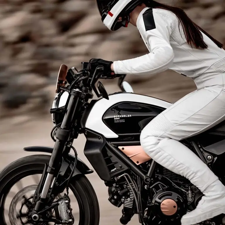 Scrambler-Ducati-10°-Anniversario-Rizoma-Edition-MY25-flexicard-1080x1080-02-768x768 Fahrer:in auf einer Ducati Scrambler 10° Anniversario Rizoma Edition in Bewegung.