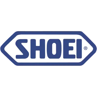 Shoei Ein blau-weißes Shoei-Logo