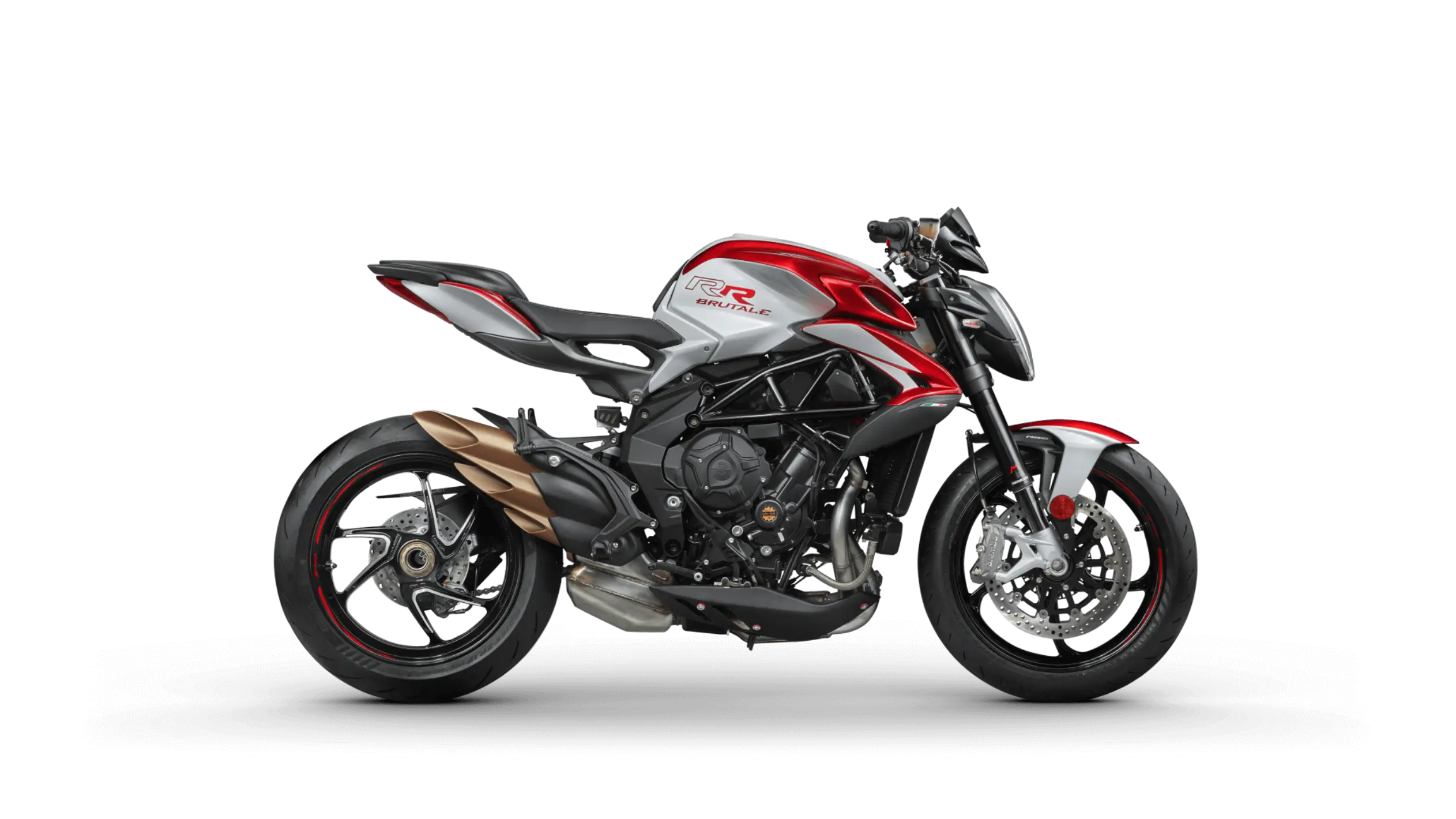 mv_agusta_brutale_rr MV Agusta Brutale RR Motorrad, seitlich auf schwarzem Hintergrund.